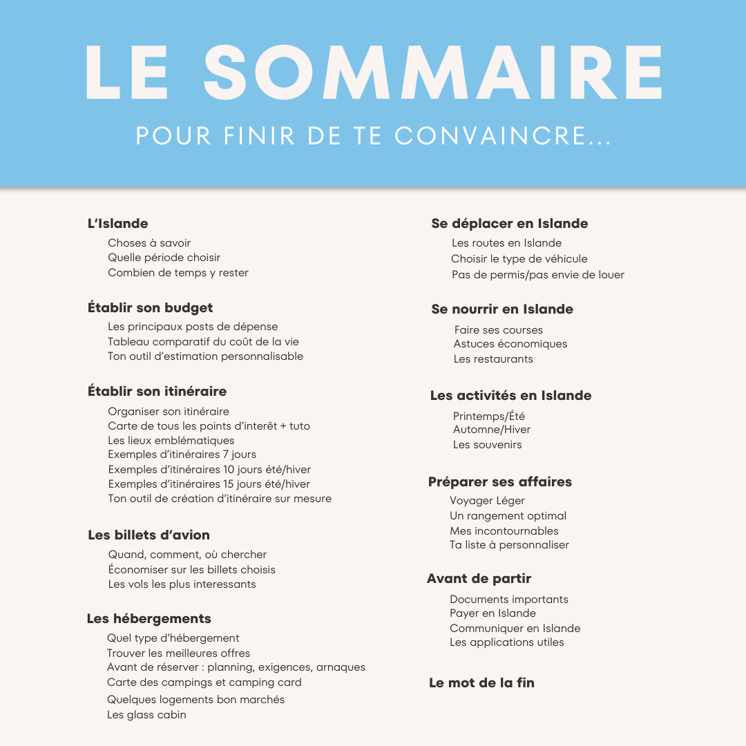 Le Guide Ultime de l’Islande Pas Chère 🇮🇸